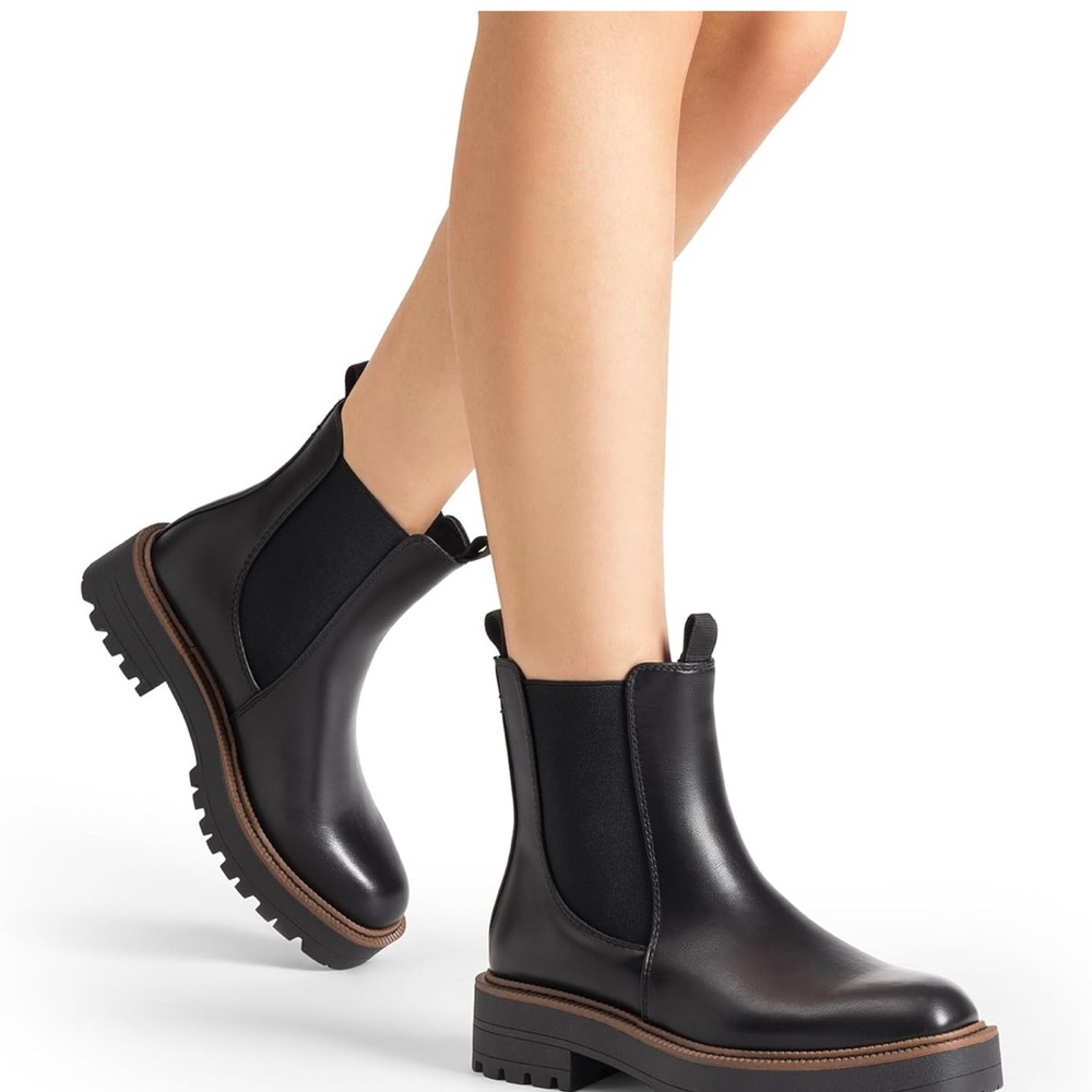 Dream Pairs Black Ankle Booties